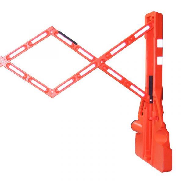 BARRERA EXTENSIBLE DE TRAFICO PLEGABLE 2.15M PAMACON PM1729 - Imagen 7