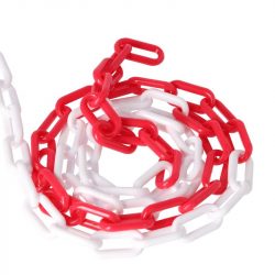 CADENA SEÑALIZACION PLASTICO 8 MMX25M PAMACON PM1722