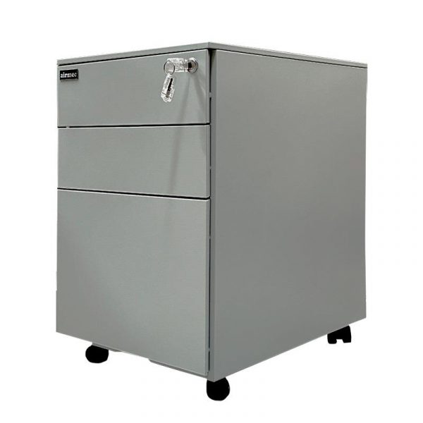 CAJONERA DE OFICINA GRIS 3 GAVETAS 60X39X50CM AIRMEC AM131537