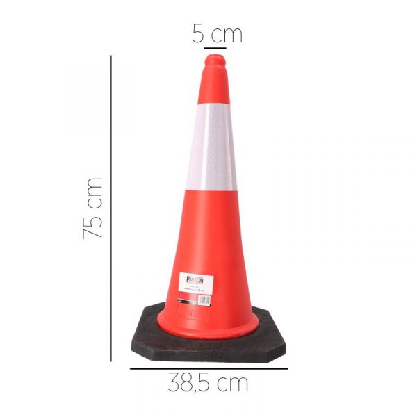 CONO DE SEÑALIZACION 75CM PAMACON PM1741 - Imagen 2