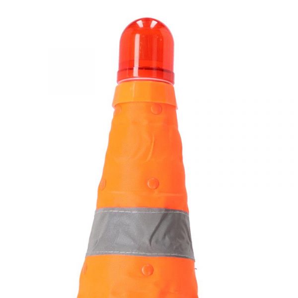 CONO DE SEÑALIZACION PLEGABLE CON LUZ 60CM PAMACON PM1744 - Imagen 5