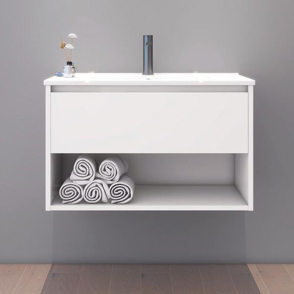 MUEBLE BAÑO BLANCA SERIE ANDREA 80X46X50CM BENOTTI BT2832 - Imagen 2