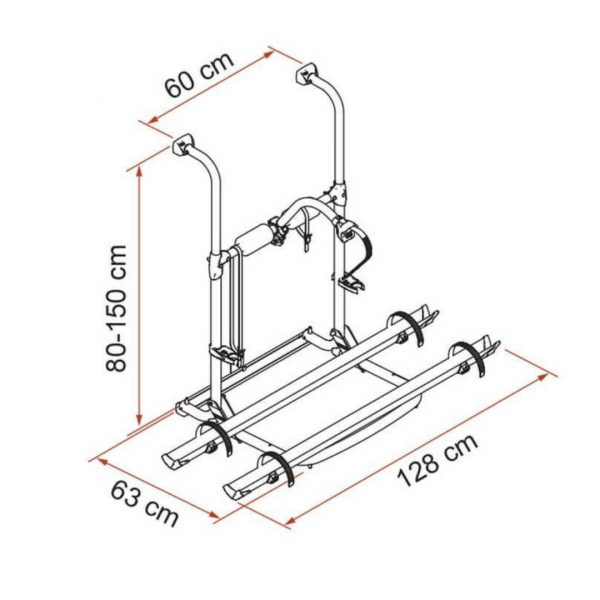CARRY-BIKE UL UNIVERSAL FIAMMA 270190 - Imagen 3