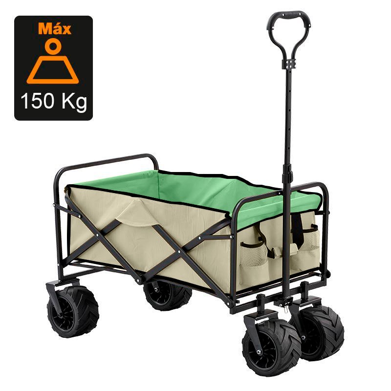 CARRO PLEGABLE DE JARDIN 150KGS AIRMEC AM131599 CARRETILLAS PARA MERCANCIAS ALMACEN ALMACENES CARROS PLEGABLES PARA LA PLAYA CARROS CAMPING CAMPER ACCESORIOS CAMPING ACCESORIOS PARA LA PLAYA