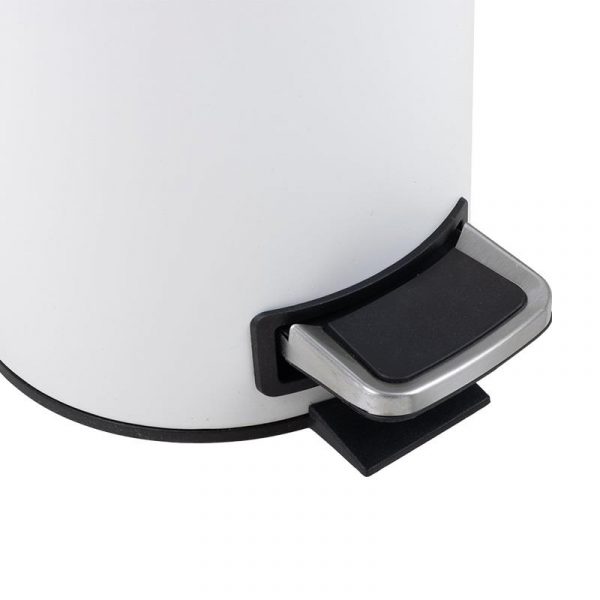 PAPELERA DE BAÑO BLANCA 3 LITROS BENOTTI BT2845 - Imagen 3