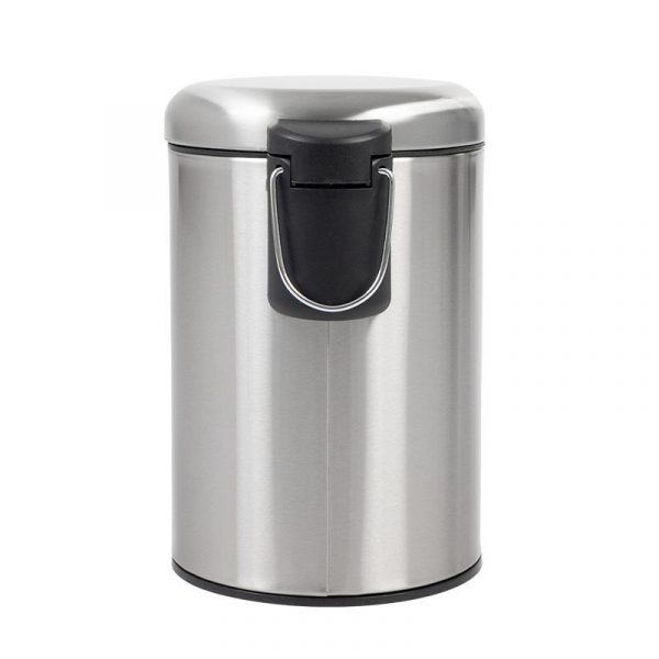 PAPELERA DE BAÑO INOX MATE 3 LITROS BENOTTI BT2660 - Imagen 2