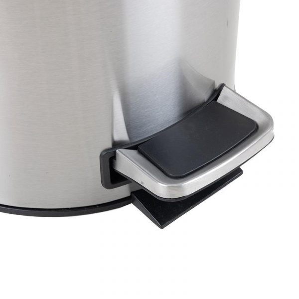 PAPELERA DE BAÑO INOX MATE 12 LITROS BENOTTI BT2842 - Imagen 4