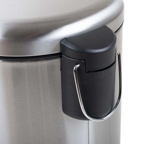 PAPELERA DE BAÑO INOX MATE 12 LITROS BENOTTI BT2842 - Imagen 5
