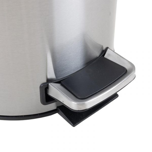 PAPELERA DE BAÑO INOX MATE 20 LITROS BENOTTI BT2843 - Imagen 4