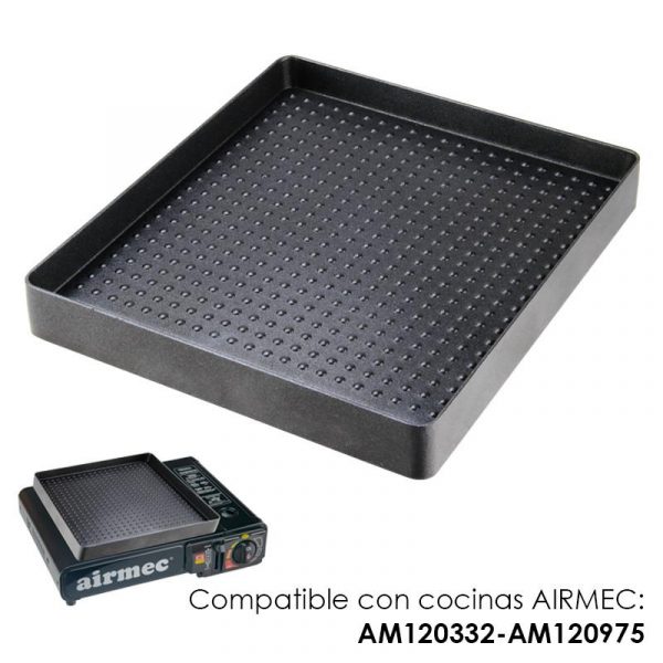 PLANCHA DE ASAR PARA COCINA PORTATIL AM120332-AM120975 AIRMEC AM131551 - Imagen 2