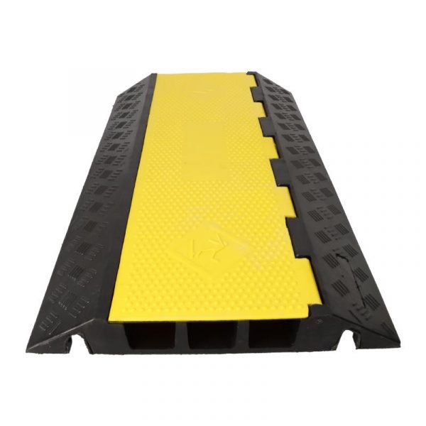 PROTECTOR DE CABLE PARA SUELO CON 3 CANALES PAMACON PM1763 - Imagen 2
