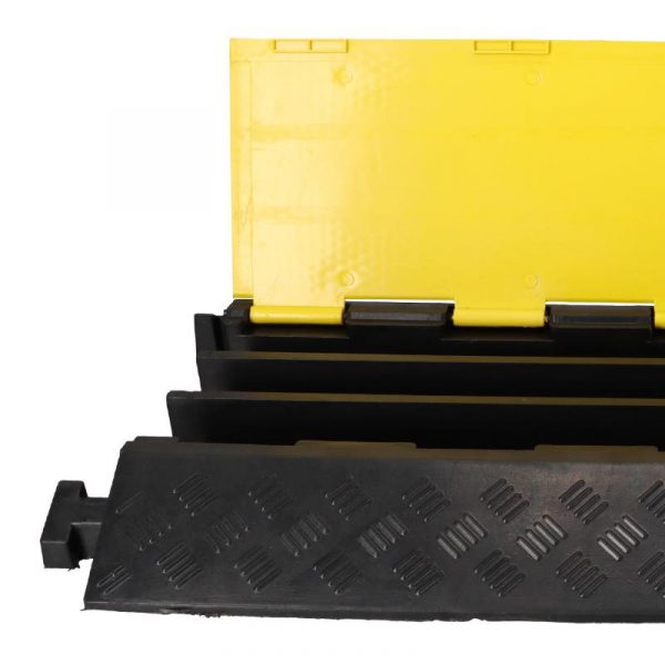 PROTECTOR DE CABLE PARA SUELO CON 3 CANALES PAMACON PM1763 - Imagen 4