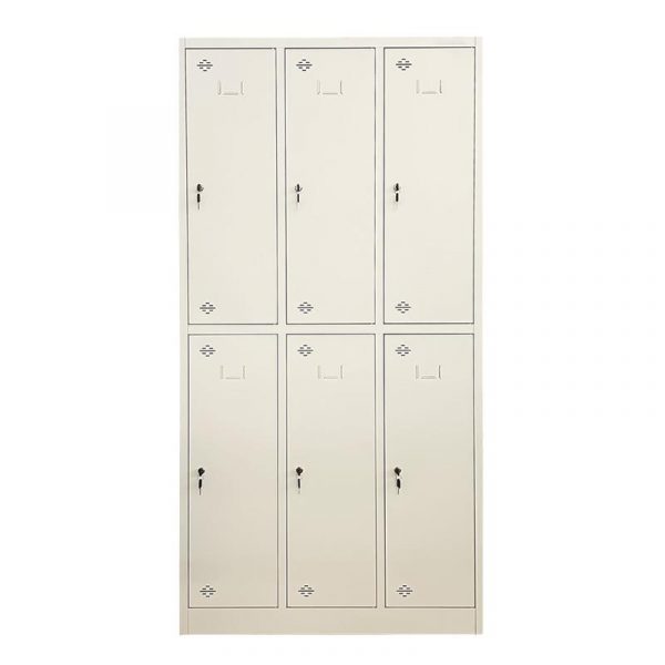 TAQUILLA METALICA 2 PUERTAS 3 CUERPOS 185X90X45CM AIRMEC AM131536 - Imagen 2