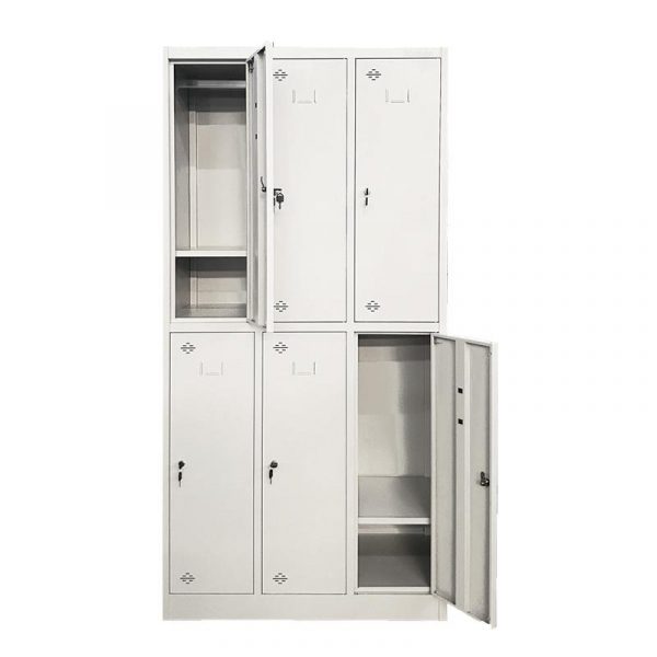 TAQUILLA METALICA 2 PUERTAS 3 CUERPOS 185X90X45CM AIRMEC AM131536 - Imagen 4