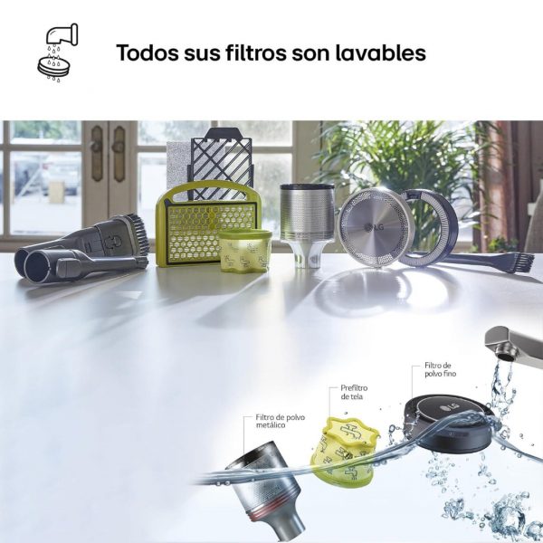 ASPIRADORA VERTICAL KOMPRESSOR 220W LG A9K-LITE1C - Imagen 4