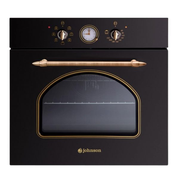 HORNO ELECTRICO ESTILO RUSTICO NEGRO JOHNSON JOR56RN