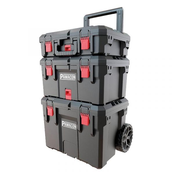 CARRO MODULAR PARA HERRAMIENTAS 5 CAJAS APILABLES PAMACON PM1775 - Imagen 2