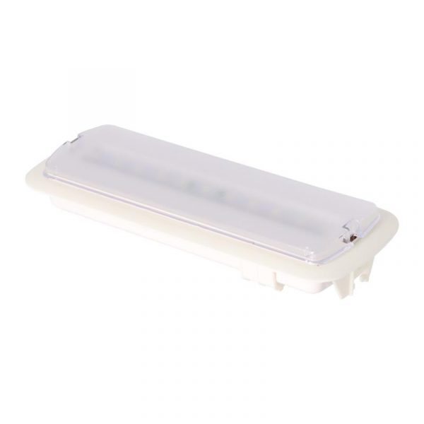 LUZ LED EMERGENCIA EMPOTRABLE/SUPERFICIE 4W 250 LUMENS AIRMEC AM131525 - Imagen 2