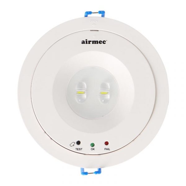 LUZ LED EMERGENCIA EMPOTRABLE/SUPERFICIE 6W 250 LUMENS AIRMEC AM131529 - Imagen 4