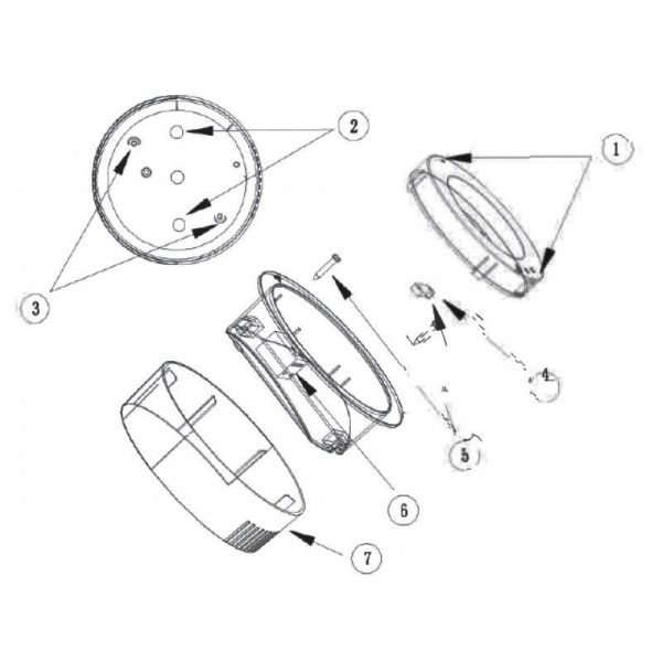 LUZ LED EMERGENCIA EMPOTRABLE/SUPERFICIE 6W 250 LUMENS AIRMEC AM131529 - Imagen 6