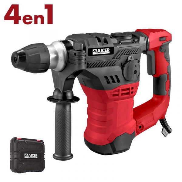 MARTILLO COMBINADO SDS+ 4 FUNCIONES 6 JULIOS 1.500W AICER AC1746