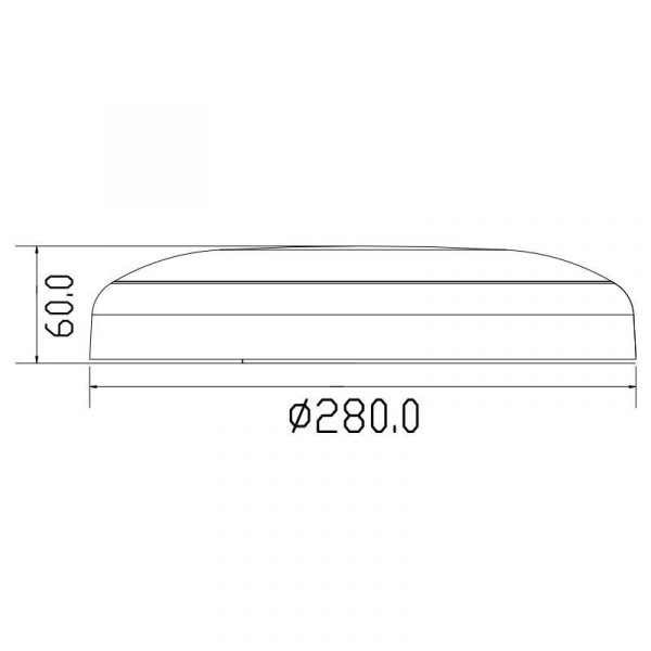 PLAFON LED EMERGENCIA SUPERFICIE 28CM 20W 2.000 LUMENS AIRMEC AM131531 - Imagen 7