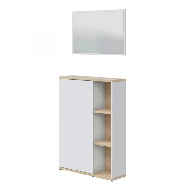 RECIBIDOR + ESPEJO 106X77X24CM BL. ARTIK/R. CANADIAN MOMI 0F6739A