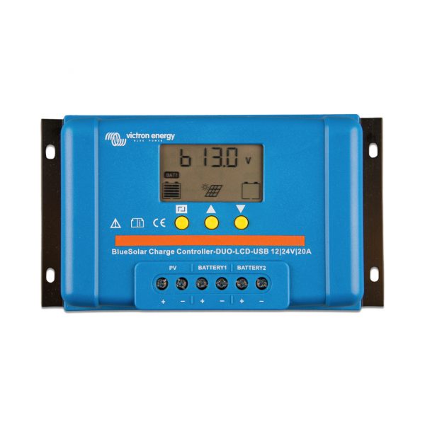 REGULADOR BLUESOLAR PWM DUO-LCD&USB 12/24V-20A VICTRON ENERGY 01198