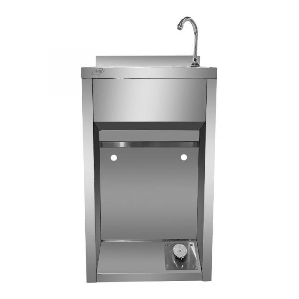 LAVAMANOS INDUSTRIAL INOX CON PULSADOR LARRYHOUSE LH2192 - Imagen 2