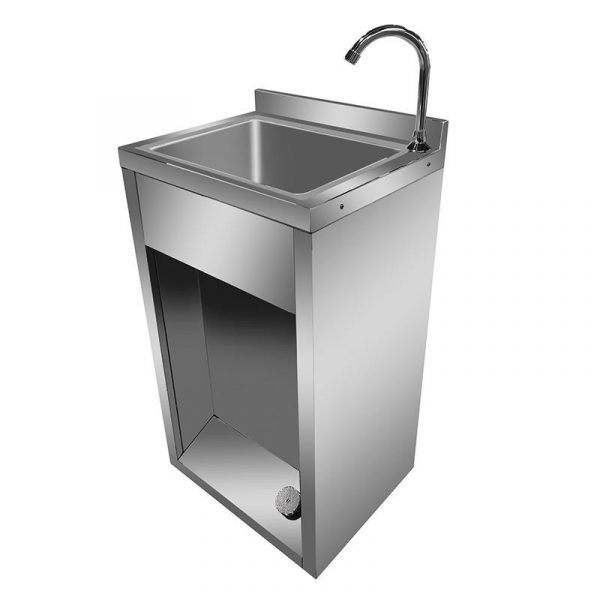 LAVAMANOS INDUSTRIAL INOX CON PULSADOR LARRYHOUSE LH2192