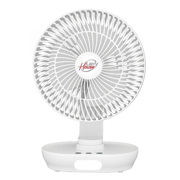 VENTILADOR PORTATIL DE BATERIA OSCILANTE 8" LARRYHOUSE LH2197
