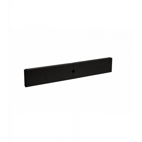 TENDEDERO PARED 120CM PLEGABLE C/TAPA NEGRO ALUMINIO 686017 - Imagen 2