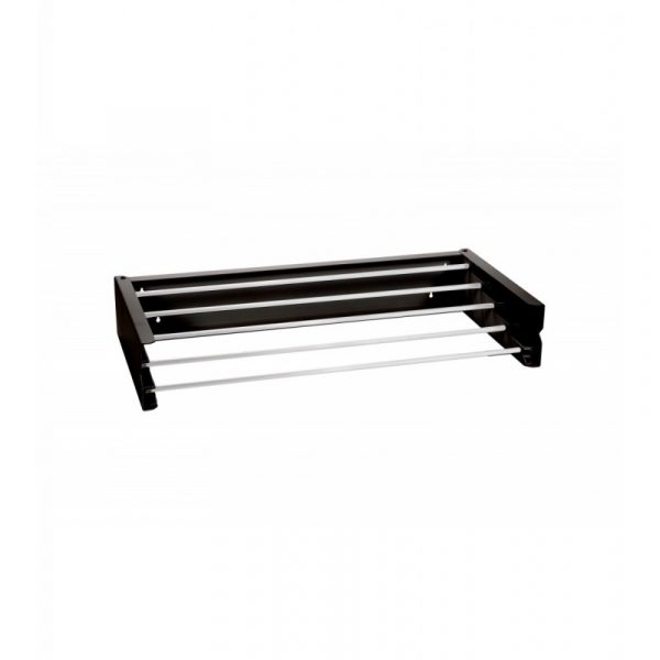 TENDEDERO PARED 120CM PLEGABLE C/TAPA NEGRO ALUMINIO 686017