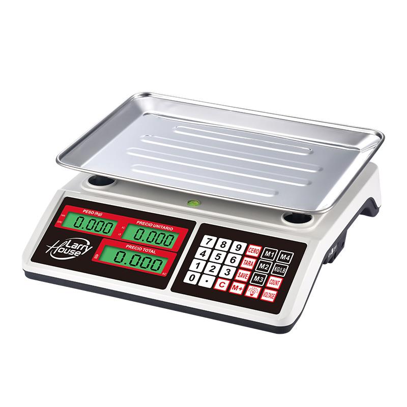 BASCULA COMERCIAL 40KGS LARRYHOUSE LH2204 BASCULAS BALANZAS TPV BALANZA