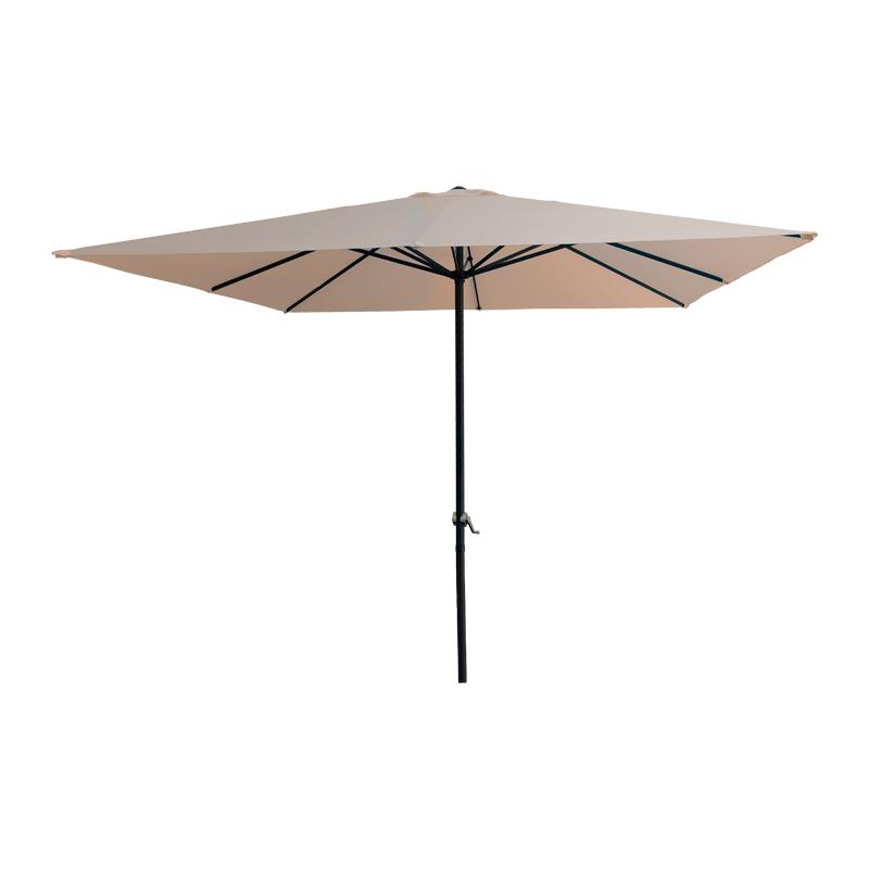 PARASOL BEIGE APERTURA MANIVELA 3 METROS DONNA GARDEN DG1403 SOMBRILLA SOMBRILLAS