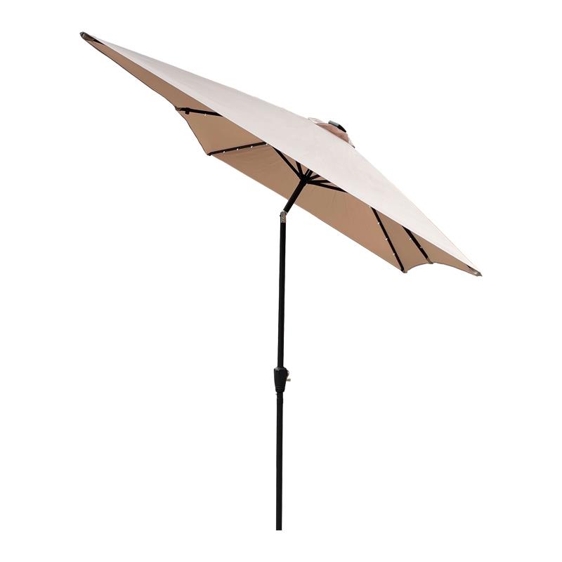 PARASOL BEIGE INCLINABLE LUCES LED 2X3 METROS DONNA GARDEN DG1404 SOMBRILLA SOMBRILLAS
