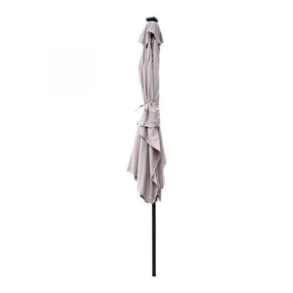 PARASOL BEIGE INCLINABLE LUCES LED 2X3 METROS DONNA GARDEN DG1404 - Imagen 4