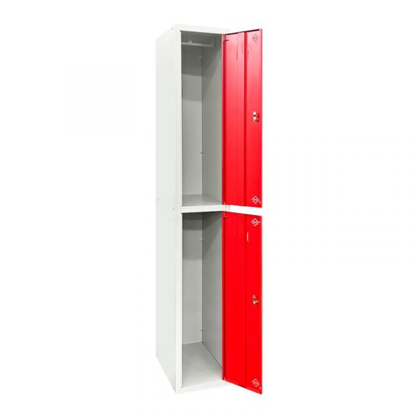 TAQUILLA METALICA 2 PUERTAS ROJA 1800X300X500MM AIRMEC AM131564 - Imagen 4