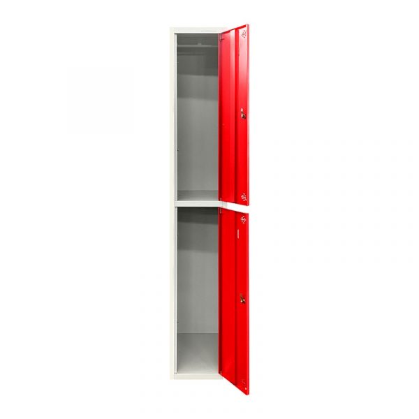 TAQUILLA METALICA 2 PUERTAS ROJA 1800X300X500MM AIRMEC AM131564 - Imagen 3
