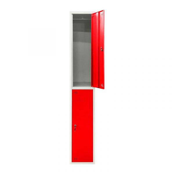 TAQUILLA METALICA 2 PUERTAS ROJA 1800X300X500MM AIRMEC AM131564 - Imagen 2