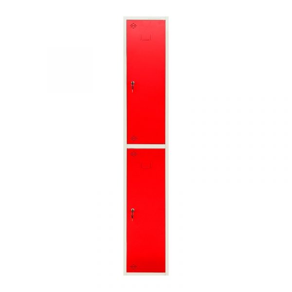 TAQUILLA METALICA 2 PUERTAS ROJA 1800X300X500MM AIRMEC AM131564