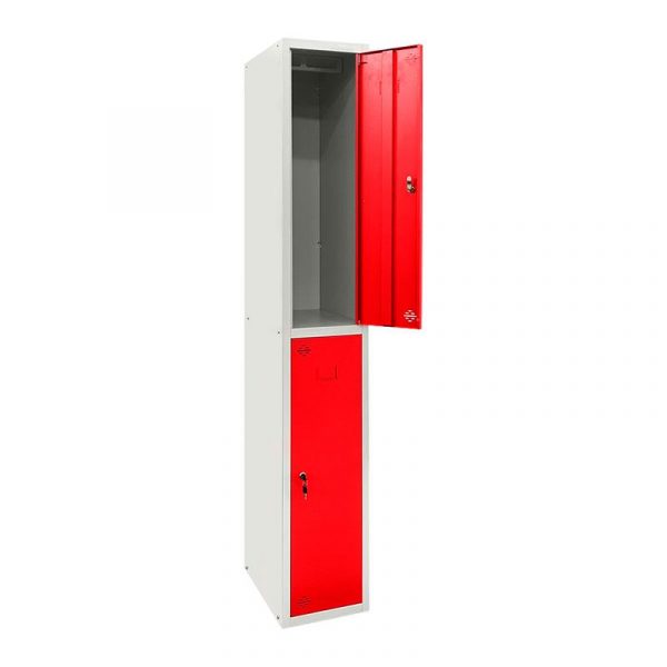 TAQUILLA METALICA 2 PUERTAS ROJA 1800X300X500MM AIRMEC AM131564 - Imagen 5
