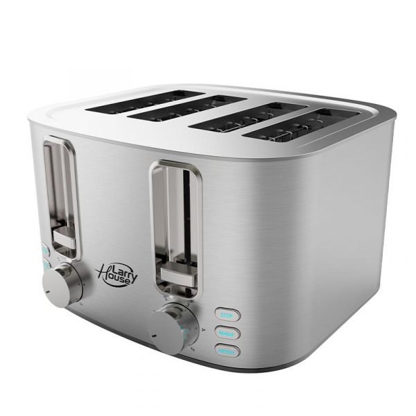 TOSTADORA INOX 4 REBANADAS 1.500W LARRYOUSE LH2196