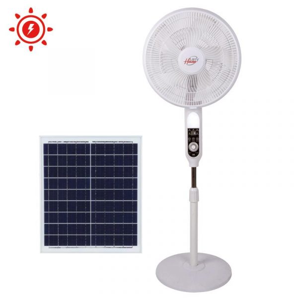 VENTILADOR DE PIE SOLAR CON MANDO 20W LARRYHOUSE LH2211