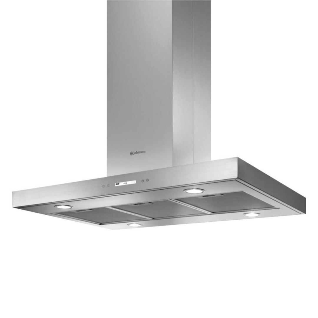 CAMPANA ISLA EN FORMA T 90CM INOX JOHNSON AUSTRO90X CAMPANAS DE ISLAS CILINDRICAS CAMPANAS PARA ISLAS