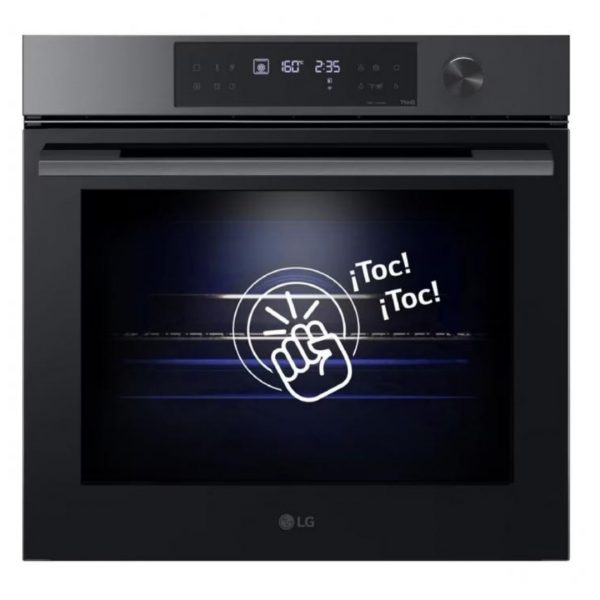 HORNO INTEGRABLE ELECTRICO ACERO NEGRO MATE LG WSED7612B