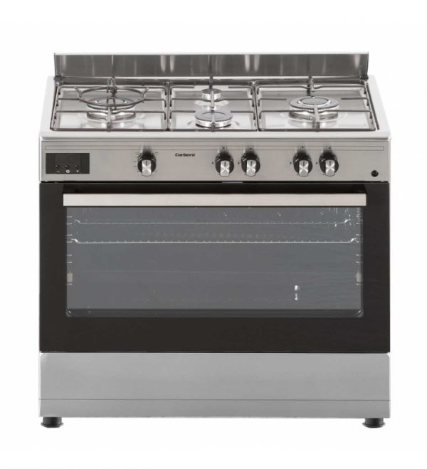 COCINA DE GAS 4 ZONAS 90CM INOX CORBERO CCSF9422X