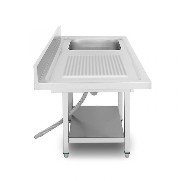 FREGADERO INDUSTRIAL DERECHA 1400X700X850MM LARRYHOUSE LH2188 - Imagen 2