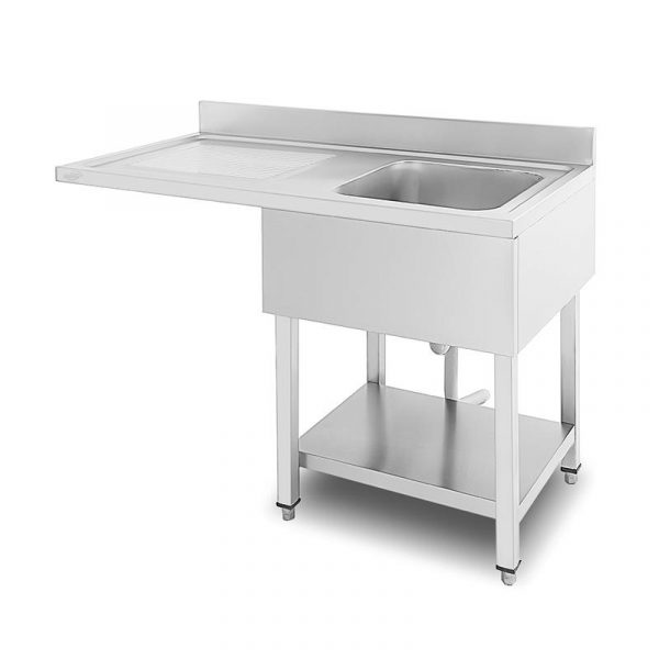 FREGADERO INDUSTRIAL DERECHA 1400X700X850MM LARRYHOUSE LH2188 - Imagen 5
