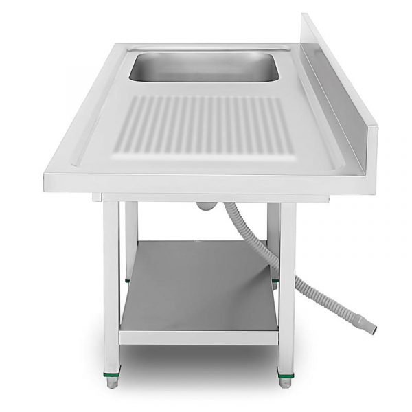 FREGADERO INDUSTRIAL IZQUIERDA 1400X700X850MM LARRYHOUSE LH2187 - Imagen 4